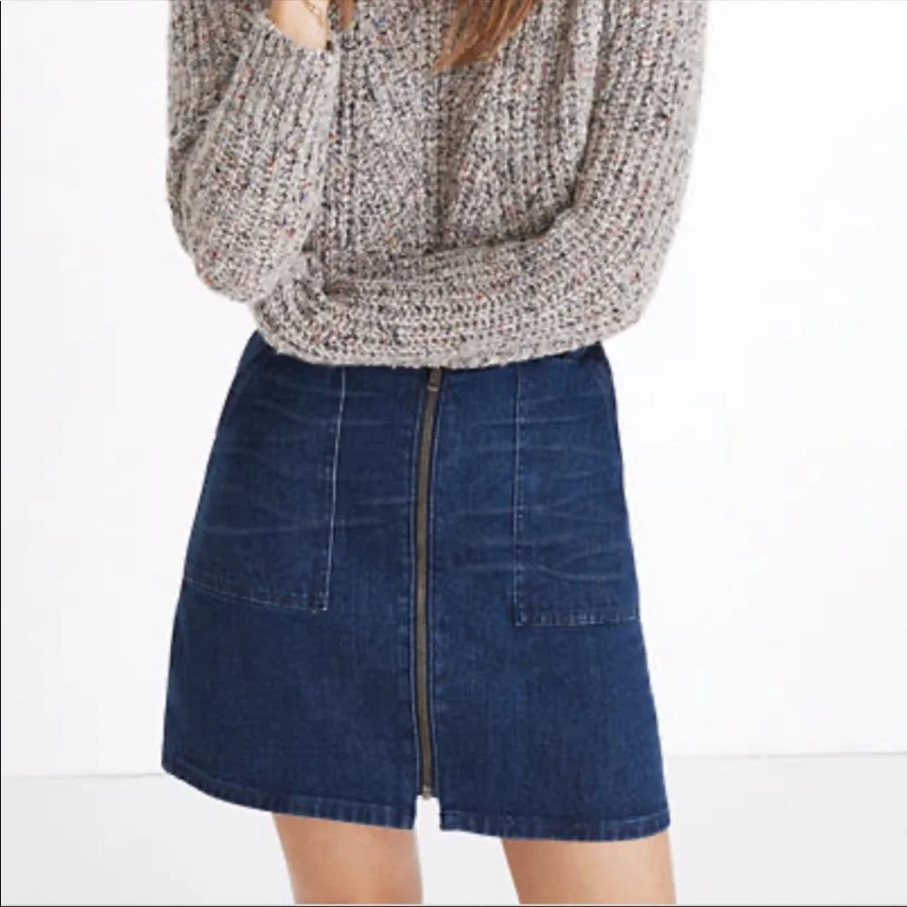 Madewell Jean denim mini skirt - Picture 1 of 7